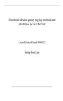 Electronic device group paging method and electronic device thereof: United States Patent 9986532