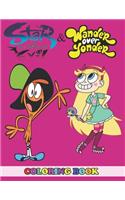 Star vs. the Forces of Evil and Wander Over Yonder Coloring Book: 2 in 1 Coloring Book for Kids and Adults, Activity Book, Great Starter Book for Children with Fun, Easy, and Relaxing Coloring Pages