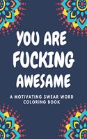 You Are Fucking Awesome A Motivating Swear Word Coloring Book