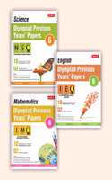 Mtg Olympiad Previous Years Papers With Mock Test Paper Class 6 - Sof Imo, Nso, Ieo Olympiad Books For 2022-23 Exam (Set Of 3 Books)