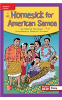 Reading Wonders Leveled Reader Homesick for American Samoa: Ell Unit 6 Week 5 Grade 4