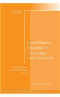 From Distance Education to E-Learning: Lessons Along the Way