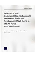 Information and Communication Technologies to Promote Social and Psychological Well-Being in the Air Force