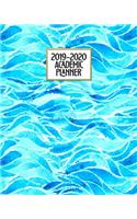 Academic Planner 2019-2020: Ocean Blue Sea Glass Weekly & Monthly Dated High School Homeschool or College Student 8x10 Academic Planner Organizer with Vision Boards, Course Sch(1 2019-2020 School Year Academic Planner)