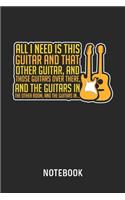 All I Need Is This Guitar And That Other Guitar... Notebook