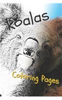 Koala Coloring Pages: Beautiful Drawings for Adults Relaxation and for Kids