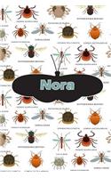 Nora: Bug Insect Handwriting for K-3 Students Practice Paper Book Notebook Journal Book 120 Pages 6x9
