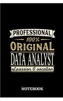 Professional Original Data Analyst Notebook of Passion and Vocation