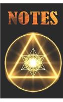 Notes: Illuminati Notebook, Journal, Diary size 6x9