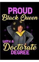 Proud Black Queen With a Doctorate Degree