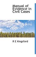 Manual of Evidence in Civil Cases