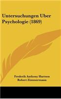 Untersuchungen Uber Psychologie (1869)