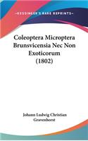 Coleoptera Microptera Brunsvicensia NEC Non Exoticorum (1802)