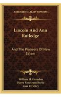 Lincoln And Ann Rutledge