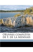 OEuvres complètes de F. de La Mennais Volume 4