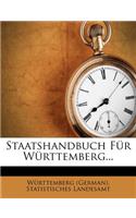 Staatshandbuch Fur W Rttemberg...