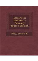 Lessons in Holiness: (English)