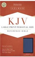 KJV Large Print Personal Size Reference Bible, Cobalt Blue