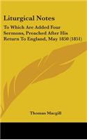 Liturgical Notes