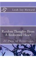 Random Thoughts From A Redeemed Heart