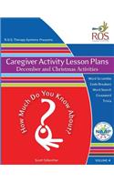 Caregiver Activity Lesson Plan