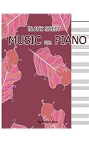 Blank Sheet Music For Piano