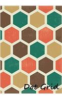 Dot Grid Notebook Hexagonal Pattern