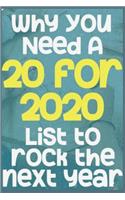 2020 goals and planner 2020 - 20 for 2020
