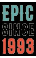 Epic Since 1993 Journal Notebook