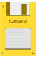 Yellow Plannerdisk Floppy Disk 3.5 Diskette Weekly 2020 Planner [6x9]