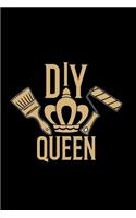 DIY Queen: 6x9 DIY - blank with numbers paper - notebook - notes