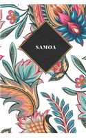 Samoa: Ruled Travel Diary Notebook or Journey Journal - Lined Trip Pocketbook for Men and Women with Lines