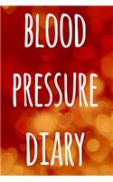 Blood Pressure Log Book