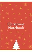 Christmas Notebook: Blank Christmas Notebook/Journal/Diary, (6x9), 110 Lined pages