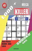 1,000 + Mega jigsaw killer sudoku 6x6