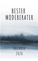 BESTER Modeberater KALENDER 2020: Cooles Geschenk für einen Modeberater - Kalender Geschenkidee für das Jahr 2020 im White Black Design - mit zusätzlicher Jahresübersicht und Kontakt