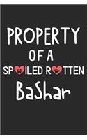 Property Of A Spoiled Rotten BaShar: Lined Journal, 120 Pages, 6 x 9, BaShar Dog Gift Idea, Black Matte Finish (Property Of A Spoiled Rotten BaShar Journal)