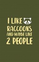 I Like Raccoons And Maybe Like 2 People