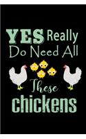 Yes I Really Do Need All These Chickens: Food Journal - Track Your Meals - Eat Clean And Fit - Breakfast Lunch Diner Snacks - Time Items Serving Cals Sugar Protein Fiber Carbs Fat - 110 Pag