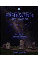 Galactic & Ecliptic Ephemeris 1550 - 2100 Ad 4 Asteroids