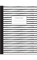 Cornell Notes Notebook: Black Stripes Cornell Note Paper Notes Taking Journal for School Students College Ruled Lined Large Notebook, 8.5 x 11 in(Cornell Notebooks)