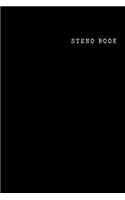 Steno Book: Steno pad, 6" x 9", Gregg Rule, White Paper, 100 Pages