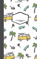 Composition Book - Surf's Up Notebook - College Ruled - 110 Pages