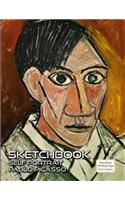 Sketchbook - Self Portrait - Pablo Picasso: 200 Blank Pages - 8.5x11 Inches