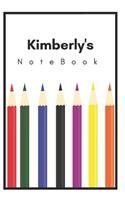 Kimberly's Notebook: Personalized Writing Journal with Name