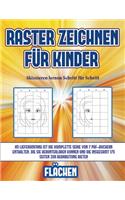 Skizzieren lernen Schritt für Schritt (Raster zeichnen für Kinder - Flächen)