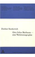 Otto Julius Bierbaum - Eine Werkmonographie