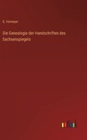 Die Genealogie der Handschriften des Sachsenspiegels