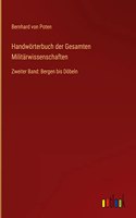 Handwörterbuch der Gesamten Militärwissenschaften