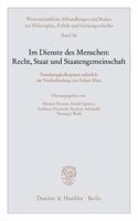 Im Dienste Des Menschen: Recht, Staat Und Staatengemeinschaft
